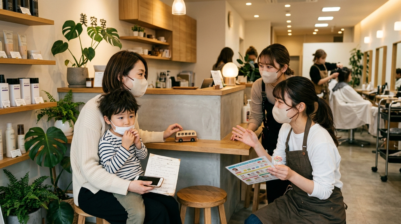 なぜ子供は美容室を嫌がるのか