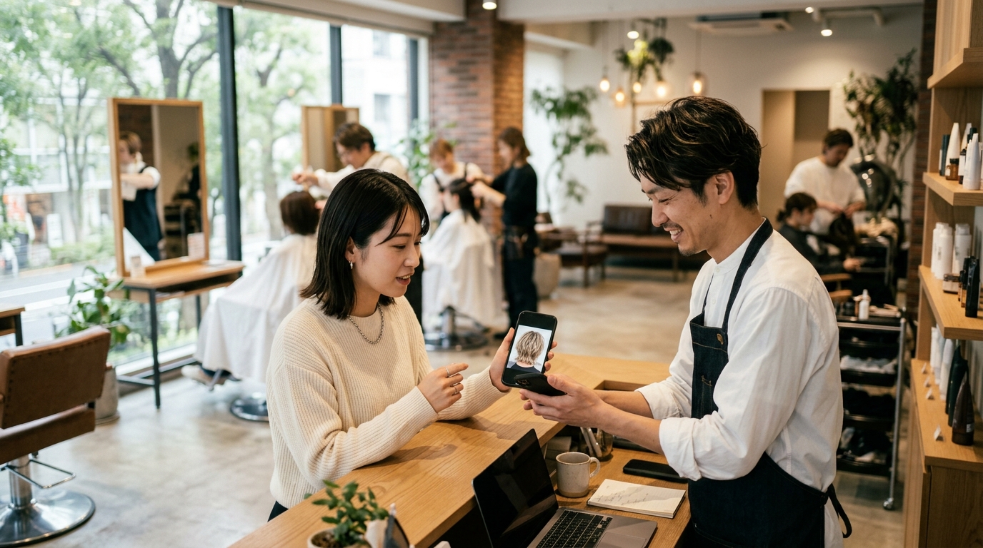 美容室で写真を見せてオーダーするコツ のメインビジュアル
