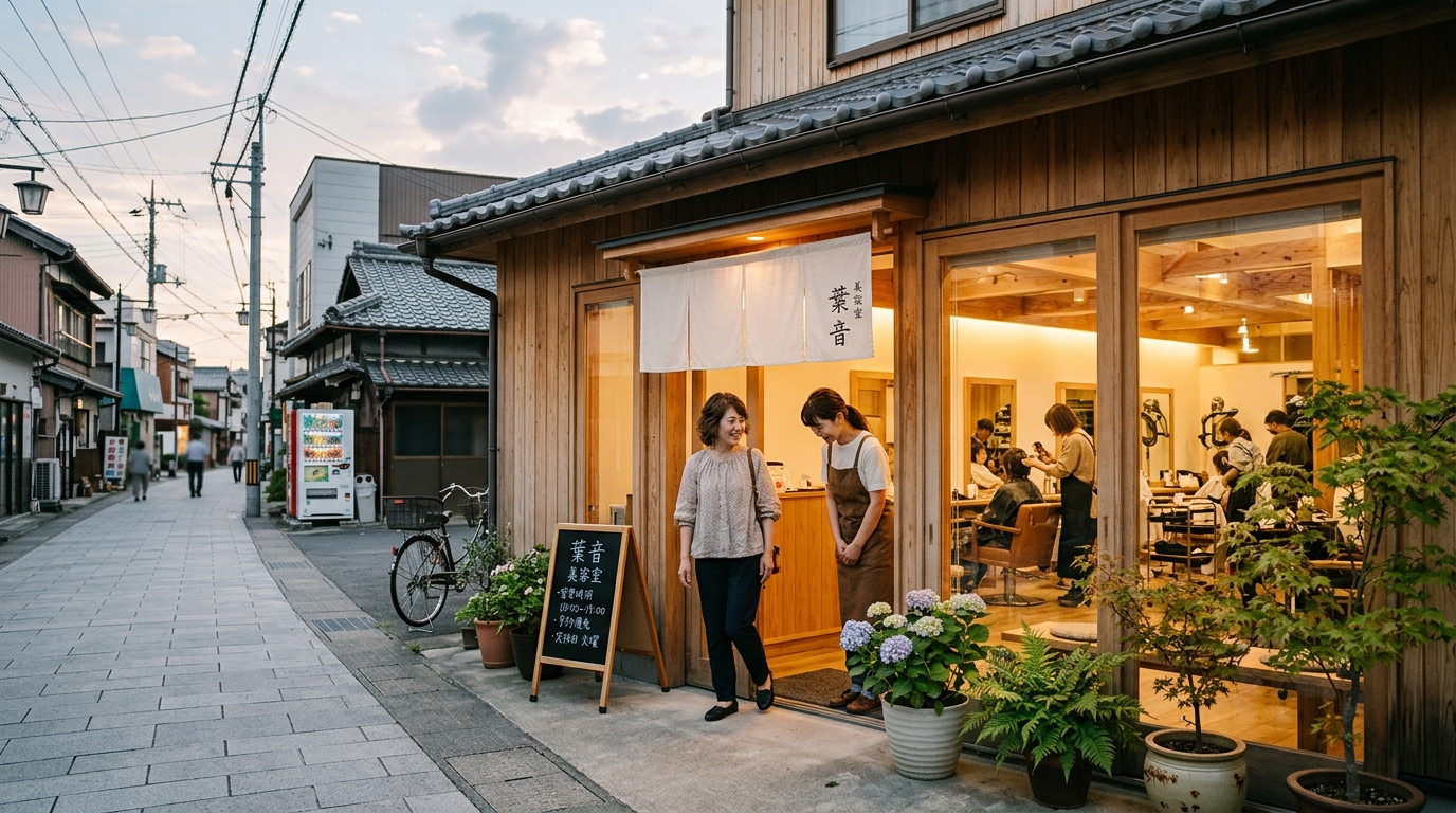 塩釜・利府・岩沼から通える美容室ガイド のメインビジュアル